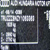 VIN Picture - Model 4 - AUDI S3 1800 cc 02-03    (99-03)    ALL BODY TYPES